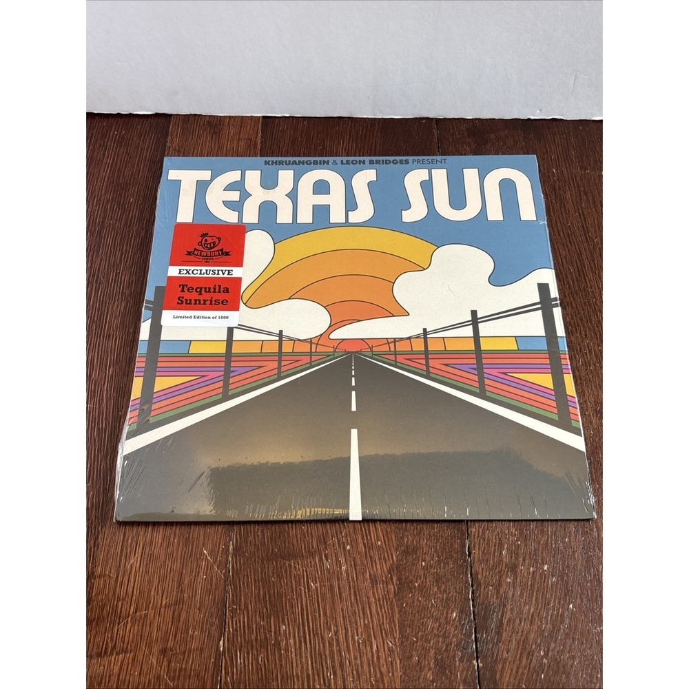 Khruangbin Leon Bridges Texas Sun Vinyl Newbury Comics Tequila Sunrise Ltd 1000